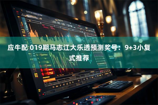 应牛配 019期马志江大乐透预测奖号：9+3小复式推荐